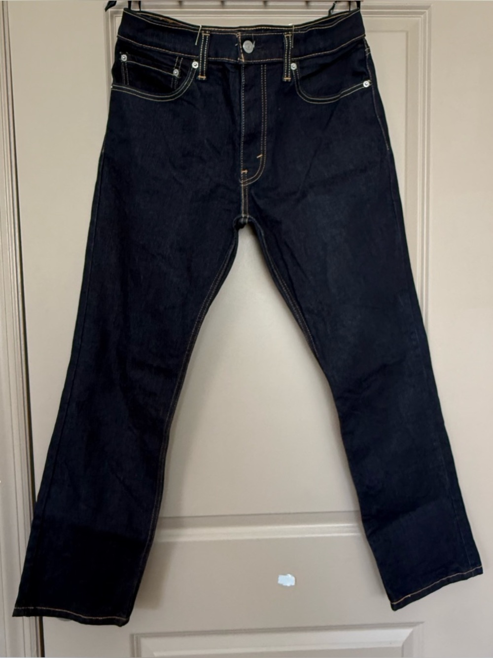 Levi's Men's Navy Straight-Leg Jeans